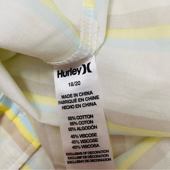 Hurley Youth 2 pack Button down shirt + tee set, NWT. - Picture 9 of 11